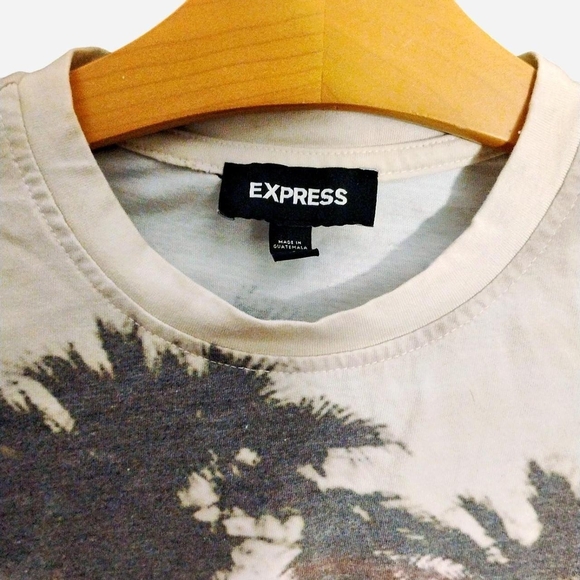 Express Men's Palm Tree Tee - Picture 3 of 6